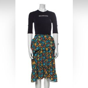 Balenciaga Dress Floral Print Size Medium